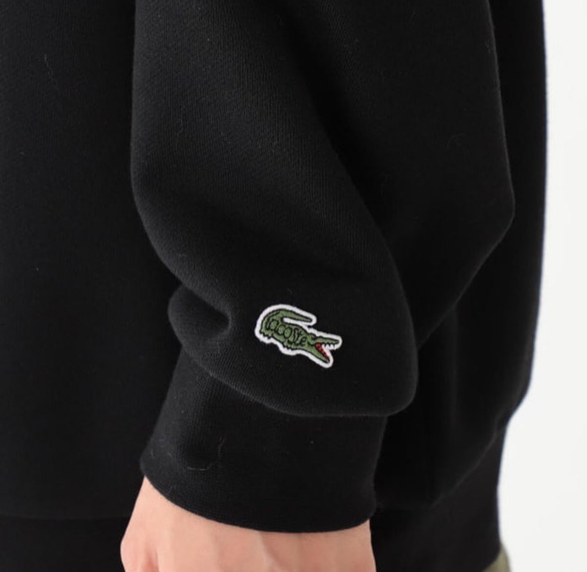 Sudadera Lacoste con parche del logo