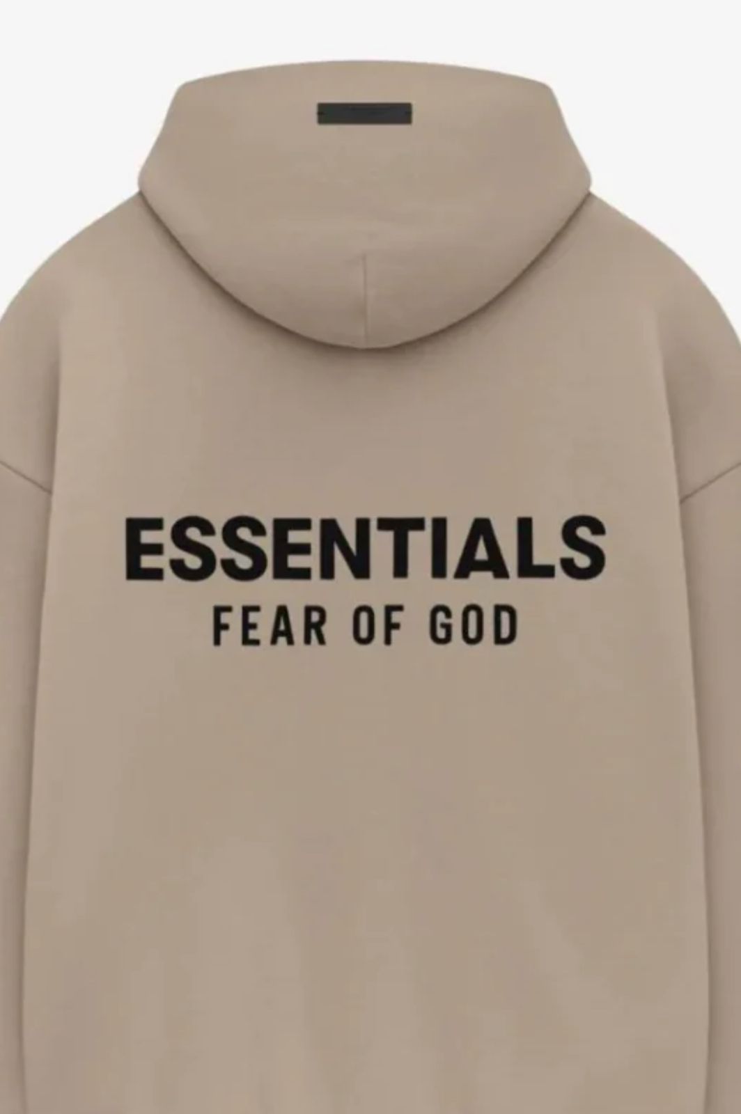 Fear of God Essentials Fleece Hoodie Desert Sand