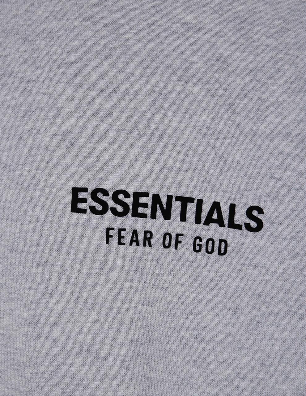 Fear of God Essentials Fleece Hoodie Light Heather Gray